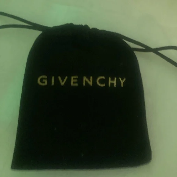 Givenchy Blue and Silver Square Earrings and necklace set - Picture 5 of 5